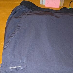 Healing Hands Dark Blue Scrub Pants